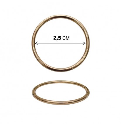 Кольца металлические 2,5 см