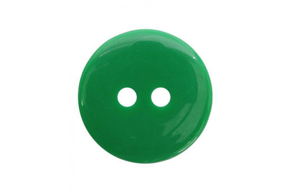 Пуговицы пластик разм.18L (11 мм) 2 прокола арт.C136-3 цв.зеленый уп.1000 шт