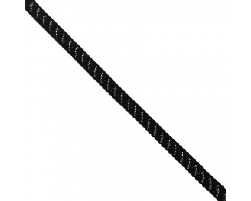 Тесьма пришивная с бусинами шир.1 см (10 мм). арт.9002 цв.черный уп.9,14 м.