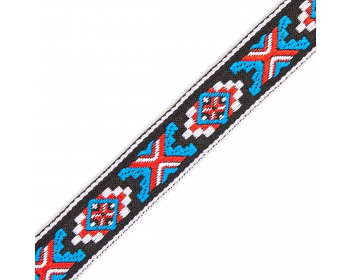 Тесьма декоративная с узором шир.2 см (20 мм) арт.LT21-60 цветная уп.18 м