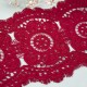 Кружево плетеное шир.12 см арт.S1064-1 цв.бордовый уп.13,5 м