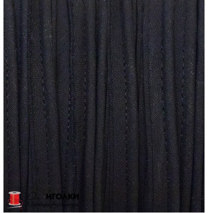 Кант хлопчатобумажный (х/б) смесовый шир.15 мм арт.9628-KHB цв.черный уп.55 м.