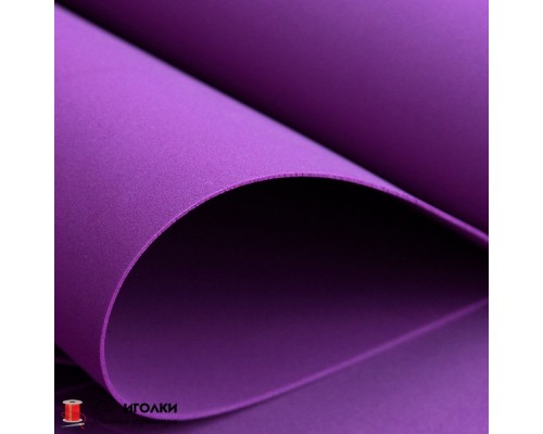 Фоамиран однотонный разм.50х50 см. толщ.1 мм. арт.10519 цв.фиолетовый уп.20 шт.