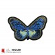 Аппликация термоклеевая бабочка арт.9689 цветная уп.20 шт